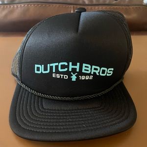 Dutch Bros Black snap back hat